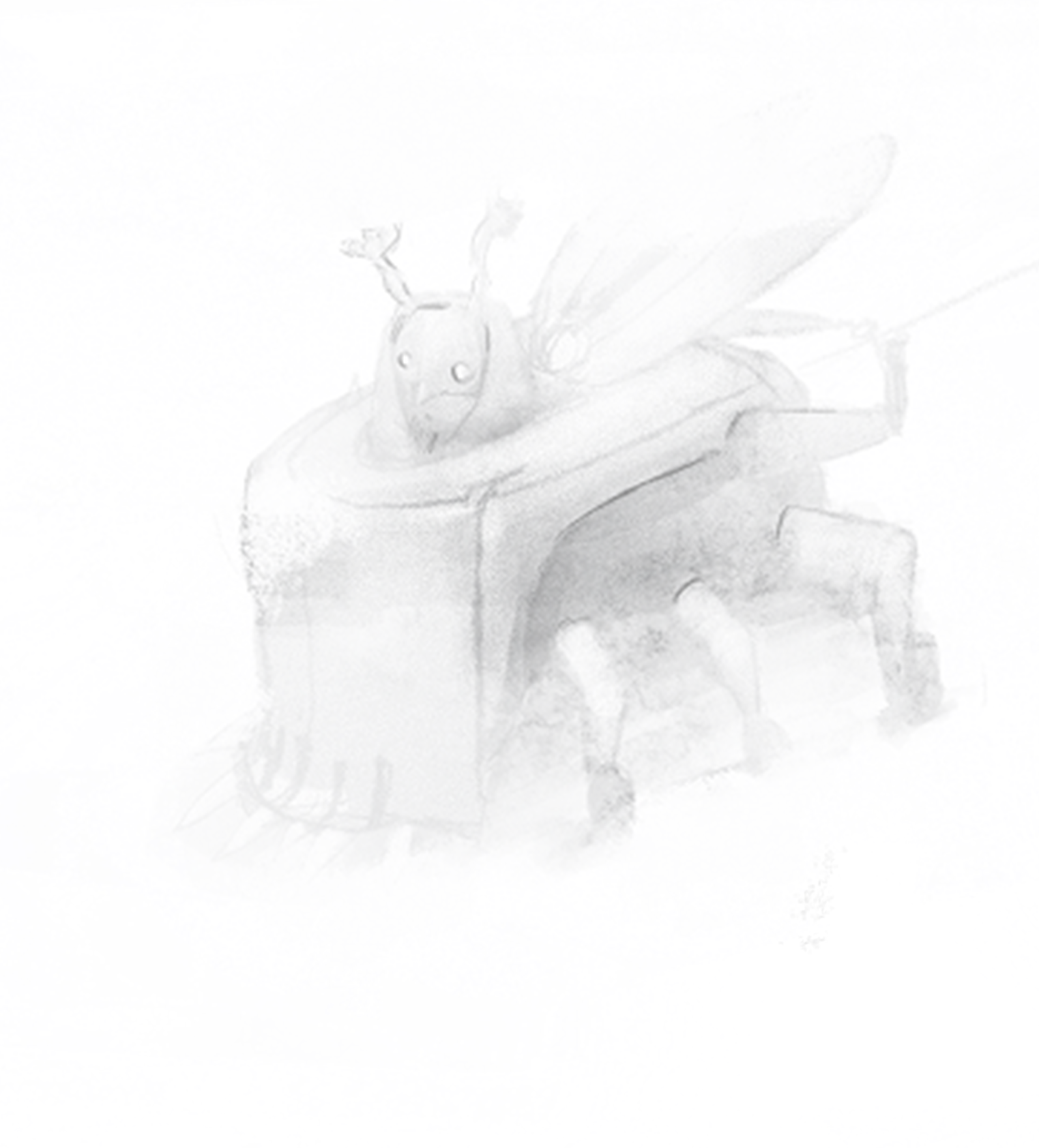 Concept du véhicule-insecte de Brouillard
